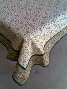 french tablecloth with added border