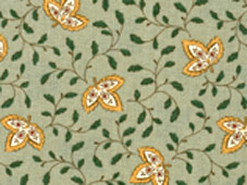 green and ochre yellow french fabric for tablecloths