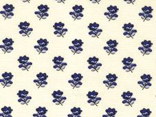 blue and white french coated fabric for tablecloths