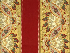 red and yellow french coated cotton fabric for tablecloths