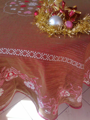Christmas tablecloth