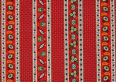 red garden tablecloth