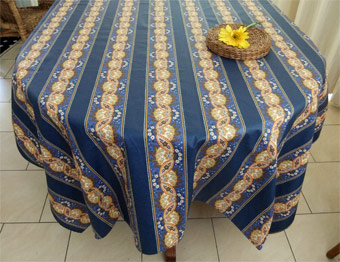 blue provence tablecloth