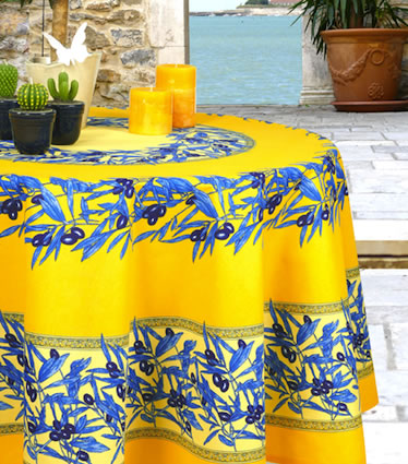 Round And Square Tablecloths 60 Round Coated Tablecloth