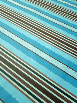 coated basque tablecloth