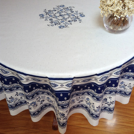 70in round french provencal tablecloth