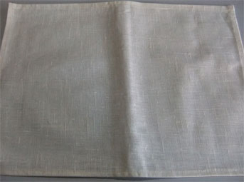 coated linen placemat