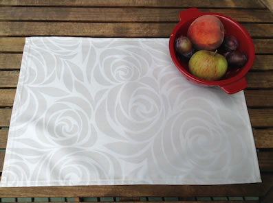 coated jacquard placemat