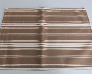 striped placemat