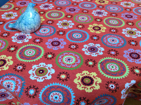 ethnic bohemian design pique fabric